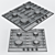 Miele KM 360 G Gas Cooktop 3D model small image 2