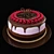 Decadent Raspberry Chocolate Cake 3D model small image 1