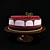 Decadent Raspberry Chocolate Cake 3D model small image 2