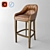 Elegant Halo Caza Barstool 3D model small image 1