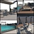 Outdoor Oasis: Gazebo, Pool & Sofa 3D model small image 3