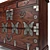 Butterfly Chinoiserie Chest of Drawers 3D model small image 2