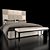 Fendi Diamante Bed & Dedalo Bench 3D model small image 1