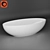 Artificial Marble Bath: Elegant and Durable 3D model small image 1