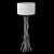 Driftwood Natural Wood Floor Lamp 3D model small image 3