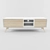 Quare TV Stand: Sleek and Stylish 3D model small image 1