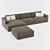 Ultimate Comfort Sofa 3D model small image 1