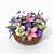 Elegant Floral Basket 3D model small image 1