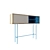 Sleek Aura High Sideboard 3D model small image 2