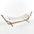 Contemporary Outdoor Hammock 3D model small image 1