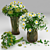 Charming Daisy Décor Set 3D model small image 1