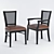 Elegant Minus Chair: Contemporary Design 3D model small image 1