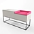 Sleek 2-Drawer Sideboard 3D model small image 2