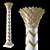 Luxury Oriental Palm Column 3D model small image 1