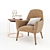 Elegant Comfort: Salvador Armchair & Duccio Coffee Table 3D model small image 3