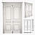 Classic Double Door: 2D DWG File 3D model small image 1