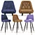 Vintage Bar Stools Set - Richardson Seating  3D model small image 1