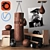 Ultimate Home Gym Kit: Punching Bag, Weights, Dumbbells, and More! 3D model small image 1