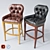 Elegant Grosvenor Barstool: Corona + V-Ray 3D model small image 1