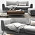 BoConcept Fargo Sofa: Modern Elegance for Your Living Space 3D model small image 1