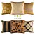 Cozy Comfort Set: 13-Piece Pillows Collection 3D model small image 1