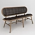 Elegant Bernardes Cushion Bench 3D model small image 1