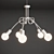 Korean Monochrome Pendant Light 3D model small image 1