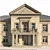 Elegant Travertine Classic House 3D model small image 2