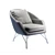 Saba Italia Chillout Armchair: Contemporary Comfort at its Finest 3D model small image 3