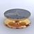 Elegant Elliptical Coffee Table 3D model small image 2