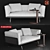 Flexform Este Sofa: Modern, Stylish, Comfortable 3D model small image 1