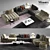 Minotti Lawrence Clan: Luxurious Seating Ensemble 3D model small image 1