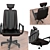 Ergonomic Office Computer Chair 3D model small image 2