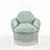 Elegant French Armchair 3D model small image 1