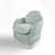 Elegant French Armchair 3D model small image 2