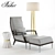 Baker Jasper Lounge Chair Set 3D model small image 1