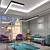 Sleek LED Pendant Light 3D model small image 3