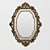 Antique Gold Verena Wall Mirror 3D model small image 1