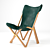 Genuine Leather Emy Chair 3D model small image 1