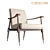 Mid-Century Caracole Dryden Chair 3D model small image 2
