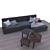 Elegant Poliform Sofa Set 3D model small image 2