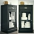 Modular Glass Door Cabinet 3D model small image 1