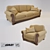 Modern Ashley Lynnwood Sofa and Armchair 3D model small image 1