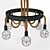 Rustic Rope Cage Chandelier 3D model small image 3