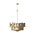 Elegant Porta Romana Luca Chandelier 3D model small image 1