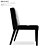 Vibrant Elana Side Chair: Modern Elegance for Any Space 3D model small image 2