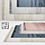 Silva Rugs Collection: Ivory, Navy, Rouge, Stone 3D model small image 1