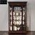 Italian Selva Vetrinetta Art.7747: Elegant Display Cabinet 3D model small image 1