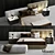 Modern Elegance: Minotti Lawrence Bed Set 3D model small image 1