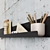 Modular Folded Shelves with Decor 3D model small image 3